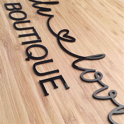 laser cut shop signs